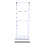 Para Infinix Note 11 X663 Bandeja de tarjeta SIM + Bandeja de tarjeta SIM + Bandeja de tarjeta Micro SD (Blanco)