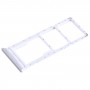 Para Infinix Note 11 X663 Bandeja de tarjeta SIM + Bandeja de tarjeta SIM + Bandeja de tarjeta Micro SD (Blanco)
