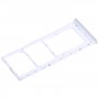 Para Infinix Note 11 X663 Bandeja de tarjeta SIM + Bandeja de tarjeta SIM + Bandeja de tarjeta Micro SD (Blanco)