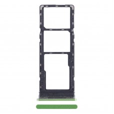 Für Infinix Hot 12 X6817 SIM-Kartenfach + SIM-Kartenfach + Micro-SD-Kartenfach (grün) 