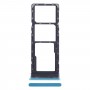 Per Infinix Hot 12 X6817 Vassoio scheda SIM + Vassoio scheda SIM + Vassoio scheda micro SD (Blu)