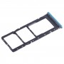 Per Infinix Hot 12 X6817 Vassoio scheda SIM + Vassoio scheda SIM + Vassoio scheda micro SD (Blu)