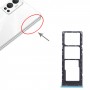 Per Infinix Hot 12 X6817 Vassoio scheda SIM + Vassoio scheda SIM + Vassoio scheda micro SD (Blu)