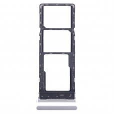 Für Infinix Hot 20 X6826 SIM-Kartenfach + SIM-Kartenfach + Micro-SD-Kartenfach (weiß) 
