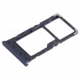 För Infinix Hot 11 2022 SIM-kortfack + SIM-kortfack / Micro SD-kortfack (blå)