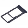 För Infinix Hot 11 2022 SIM-kortfack + SIM-kortfack / Micro SD-kortfack (blå)