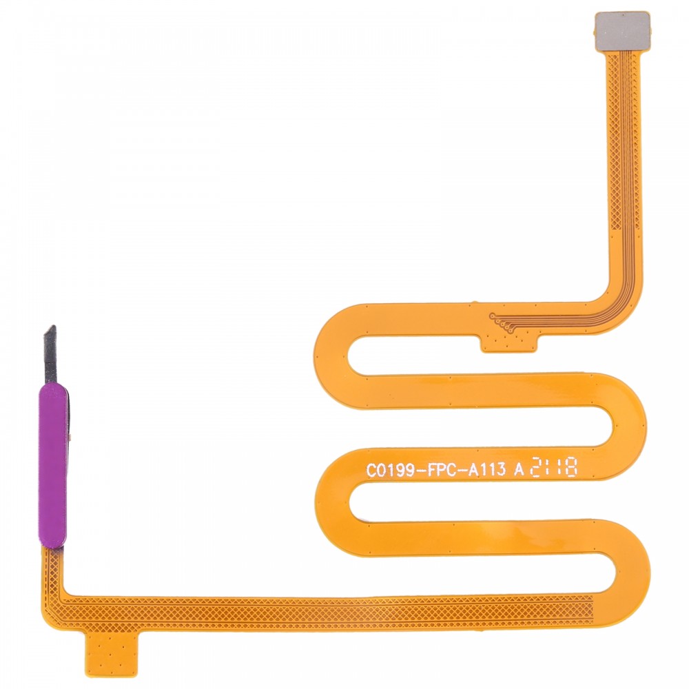 Pour Infinix Note 10 Pro câble flexible de capteur d'empreintes digitales d'origine (violet)