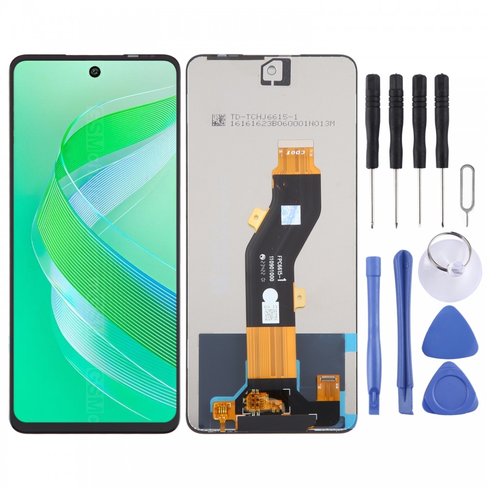 Do ekranu LCD OEM Infinix Hot 40i X6528B z pełnym montażem Digitizer