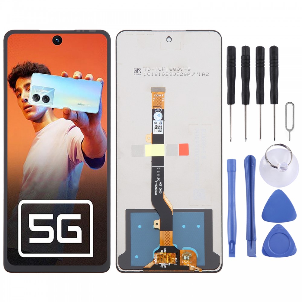 Infinix Hot 30 5G X6832 OEM LCD ეკრანისთვის Digitizer სრული აწყობით