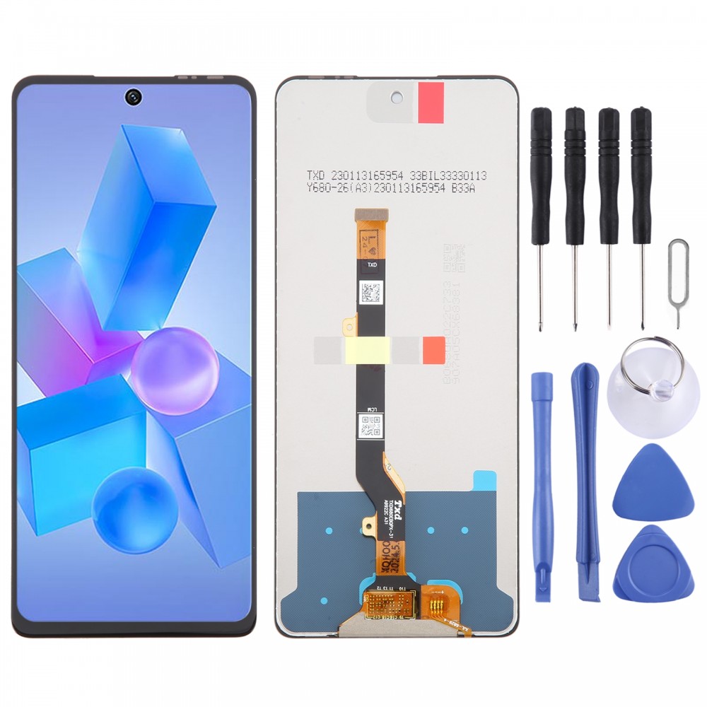 适用于 Infinix Hot 40 X6836 OEM 液晶屏，带数字转换器完整组件