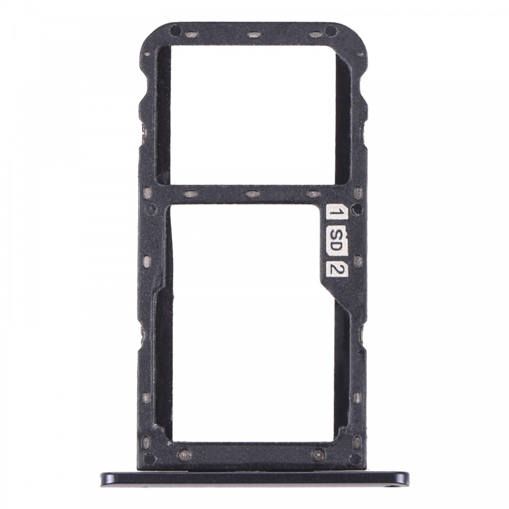 Per Lenovo Z5 L78011 Vassoio scheda SIM + Vassoio scheda SIM/Vassoio scheda Micro SD (Grigio)