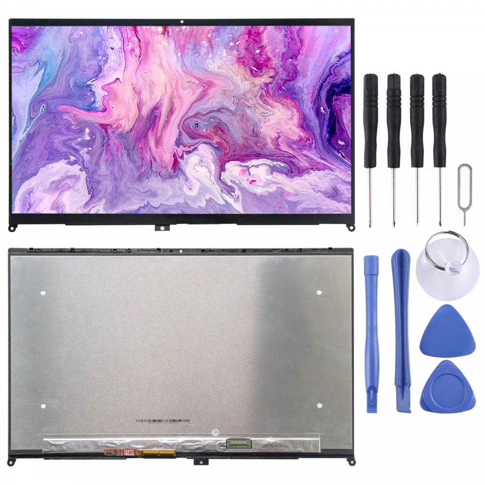Pro Lenovo ideapad Flex 5-15IIL05 UHD digitizér LCD obrazovky Celá sestava s rámem