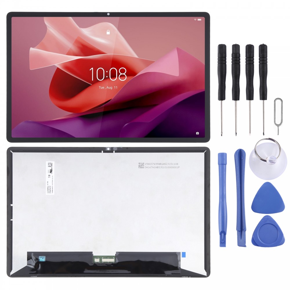 Lenovo Tab P12 2023 12,7 hüvelykes TB-371FC LCD-képernyőhöz teljes digitalizálóval (fekete)