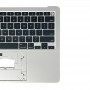 Dla Macbook Air 13 2020 M1 A2337 EMC3598 pokrywa boczna C + klawiatura w wersji amerykańskiej (srebrna)