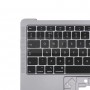 עבור Macbook Air 13 A2179 2020 כיסוי צד C + לוח מקשים במהדורת בריטניה (שחור)