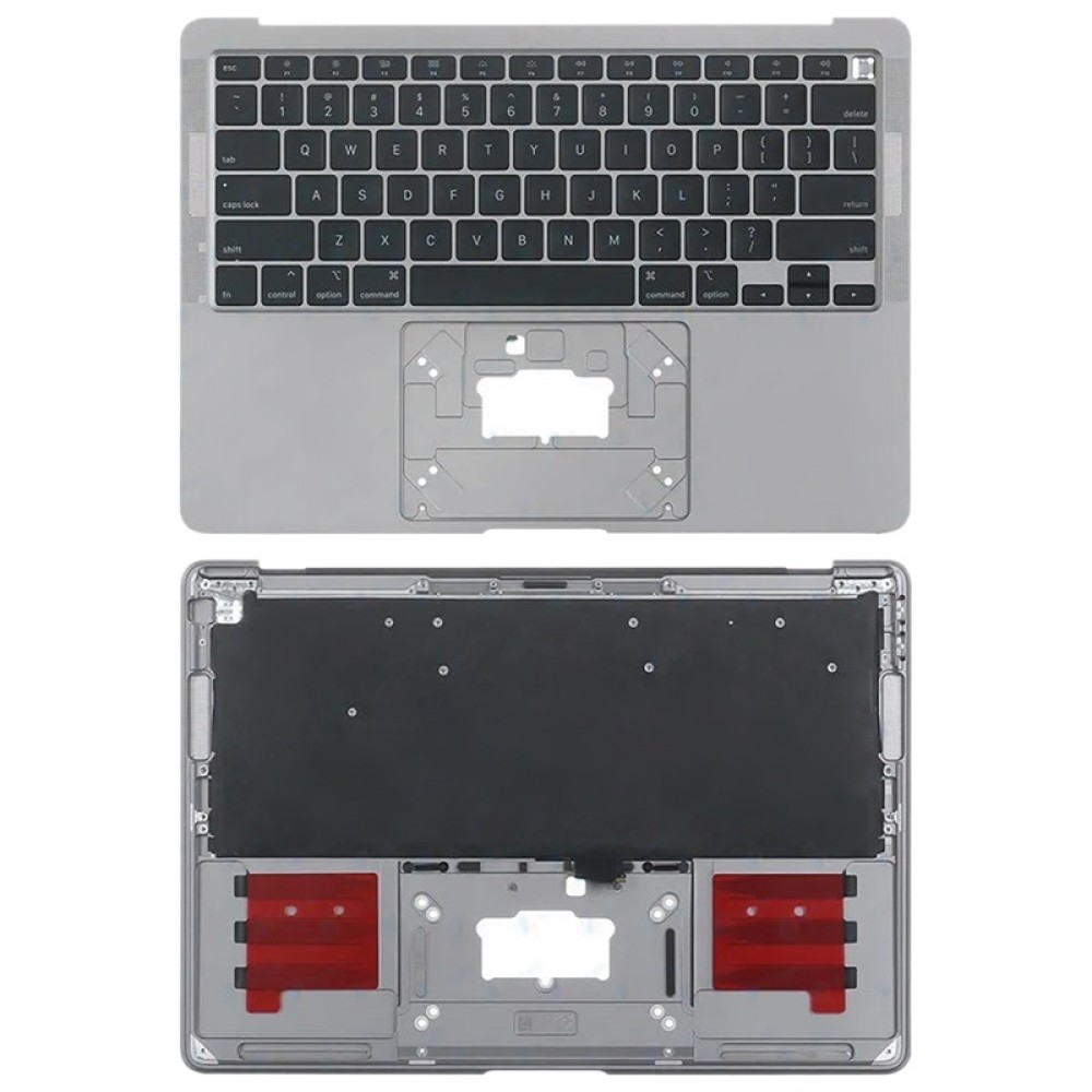 Macbook Air 13 A2179 2020 C-oldali borítóhoz + US Edition billentyűzethez (szürke)