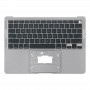 Macbook Air 13 A2179 2020 C-oldali borítóhoz + US Edition billentyűzethez (szürke)