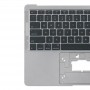 Macbook Air 13 A2179 2020 C-oldali borítóhoz + US Edition billentyűzethez (szürke)