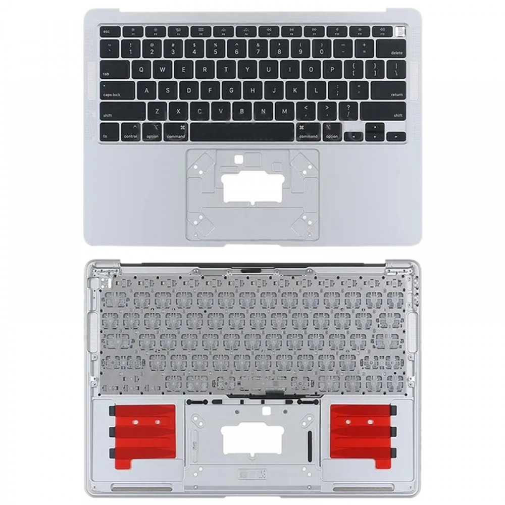 Dla Macbook Air 13 A2179 2020 pokrywa boczna C + klawiatura w wersji amerykańskiej (srebrna)