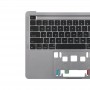 For Macbook Pro 13 inch 2021 A2338 C-side Cover + US Edition Key Board (Grey)