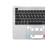 For Macbook Pro 13 inch 2021 A2338 C-side Cover + US Edition Key Board (Silver)