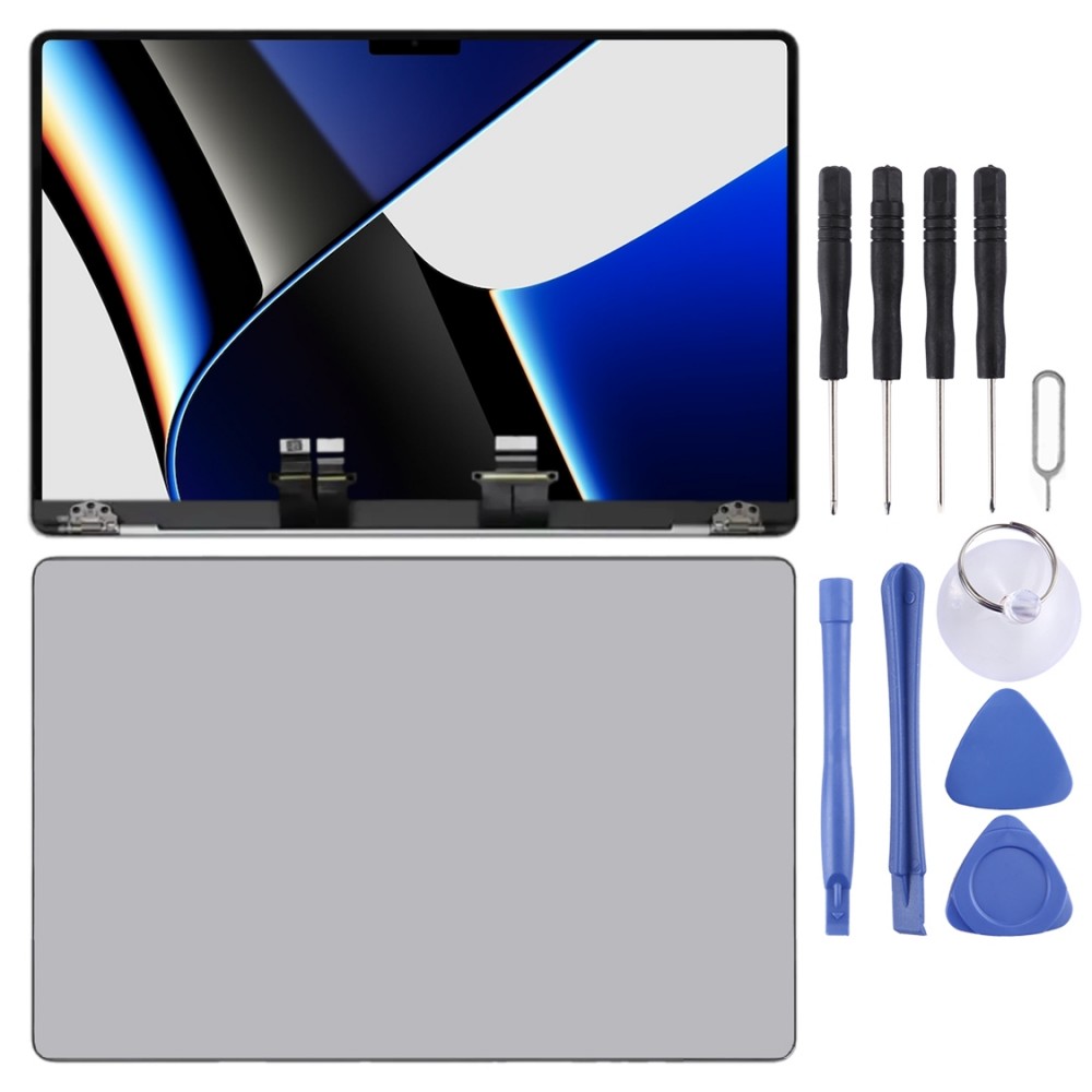 Teljes LCD kijelző Macbook Pro 2021 M1-hez 16 hüvelykes A2485 EMC3651 (ezüst)