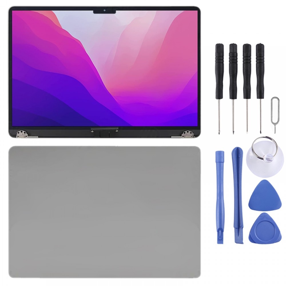 Do ekranu LCD MacBook Air 13,6 cala A2681 2022 z pełnym montażem Digitizer (szary)