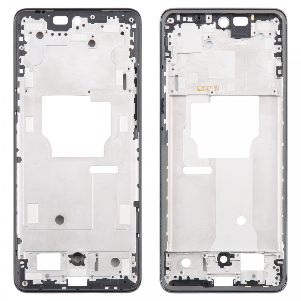 适用于摩托罗拉 Edge 40 Neo 原装前壳 LCD 框架边框板（黑色）