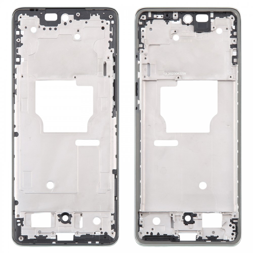 Motorola Edge 40 Neo ორიგინალური წინა კორპუსის LCD ჩარჩო ჩარჩოს ფირფიტისთვის (მწვანე)