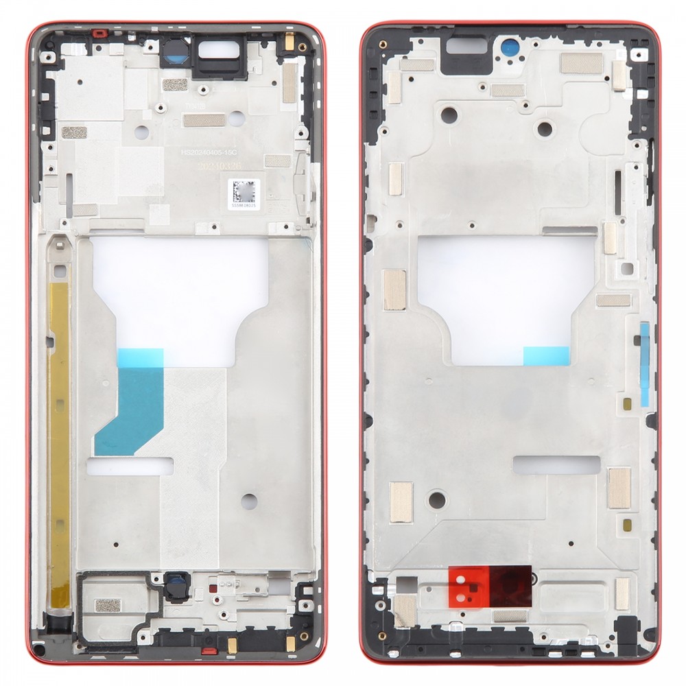 Para Motorola Moto G Stylus 5G 2024 Carcasa frontal original Marco LCD Placa de bisel (rojo)