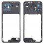 Оригинальная лицевая панель средней рамки для Motorola Moto G13 (черная)