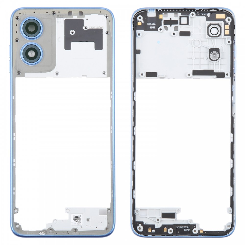 עבור Motorola Moto G Play 2024 לוחית מסגרת מקורית מסגרת אמצעית (כחול)