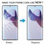 Lentille extérieure en verre pour écran avant Motorola Moto X30 Pro, avec adhésif OCA optiquement transparent
