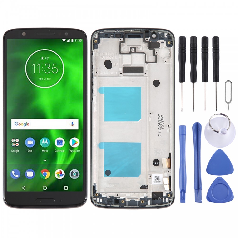 Original LCD-Bildschirm für Motorola Moto G6 Digitizer Vollmontage mit Rahmen