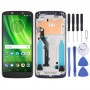 Original LCD-Bildschirm für Motorola Moto G6 Play BRA Edition Digitizer Vollmontage mit Rahmen