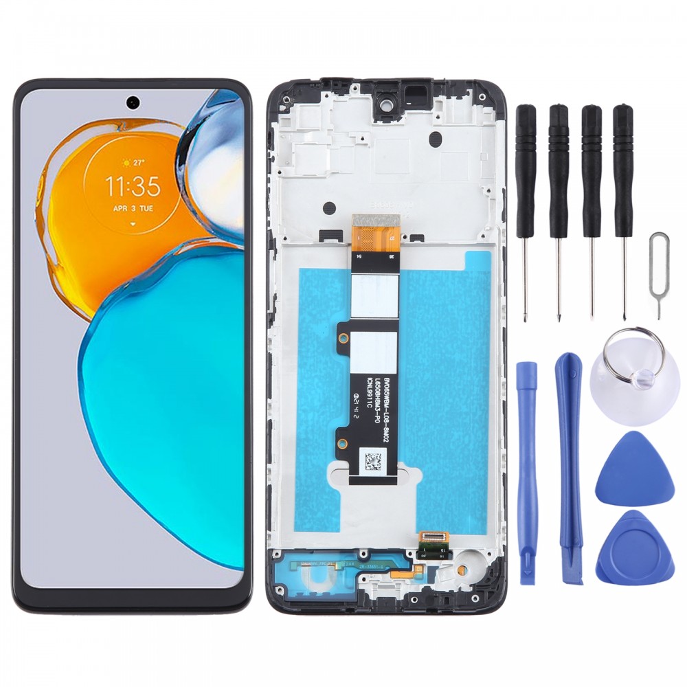 Для Motorola Moto E32S OEM РК-дисплей з цифровим екраном у повній комплектації з рамкою