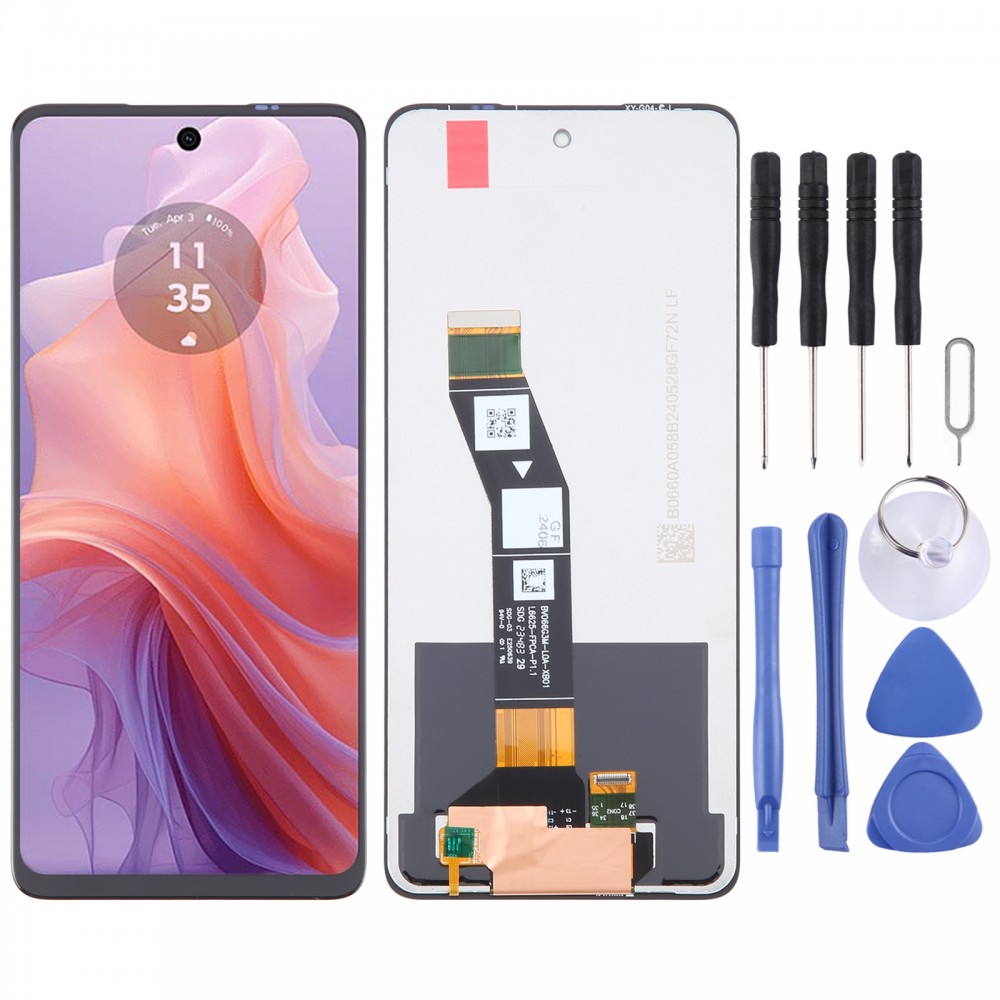 Motorola Moto E14 OEM LCD スクリーンとデジタイザーのフルアセンブリ