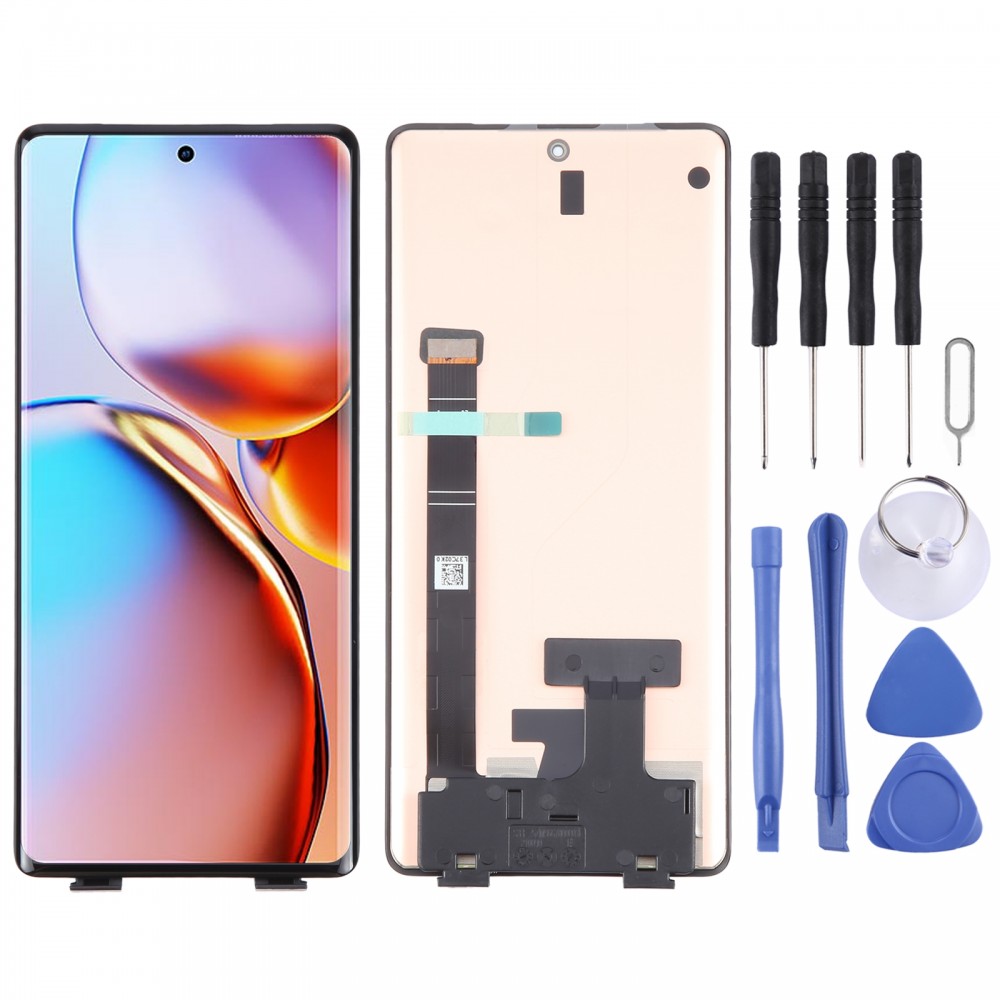 För Motorola Moto X40 Original AMOLED LCD-skärm med digitaliserare full montering