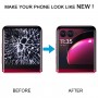 Do oryginalnego ekranu dodatkowego LCD Motorola Razr 40 Ultra z pełnym zespołem Digitizer