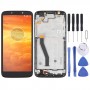 Oryginalny ekran LCD do Motorola Moto E5 Play Go Digitizer pełny montaż z ramką (czarny)