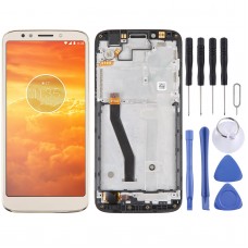 Écran LCD d'origine pour Motorola Moto E5 Play Go, assemblage complet avec cadre (or) 