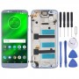 Original LCD-Bildschirm für Motorola Moto G6 Plus Digitizer Vollmontage mit Rahmen (blau)