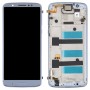 Original LCD-Bildschirm für Motorola Moto G6 Plus Digitizer Vollmontage mit Rahmen (blau)