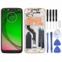 Motorola Moto G6 Play デジタイザー用オリジナル LCD スクリーン フレーム付きフルアセンブリ (ゴールド)