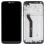 Original LCD-Bildschirm für Motorola Moto G7 Power BRA Edition Digitizer Vollmontage mit Rahmen (blau)