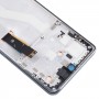 За Motorola Edge 2022 OEM LCD екран дигитайзер пълен комплект с рамка (черен)