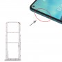 Přihrádka na SIM kartu + přihrádka na Micro SD kartu pro Nokia 3.4 TA-1288 TA-1285 TA-1283 (bílá)