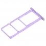 Для Nokia G10 оригинальный лоток для SIM + SIM + Micro SD (фиолетовый)