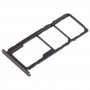 Per Nokia 2.4 Vassoio SIM originale + SIM / Micro SD (nero)