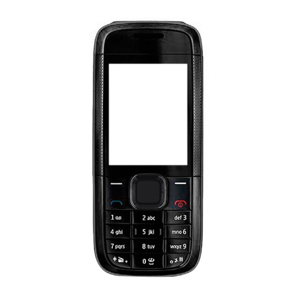 Für Nokia 5130XM Vollständige Gehäuseabdeckung (Schwarz)